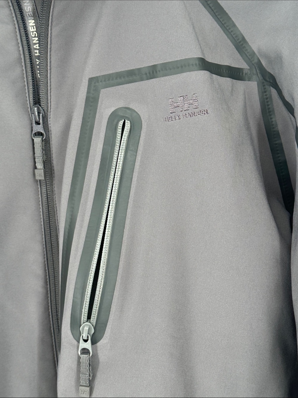 Helly Hansen Grey Performance Softshell Jacket - Size Large - Picture 4 of 11